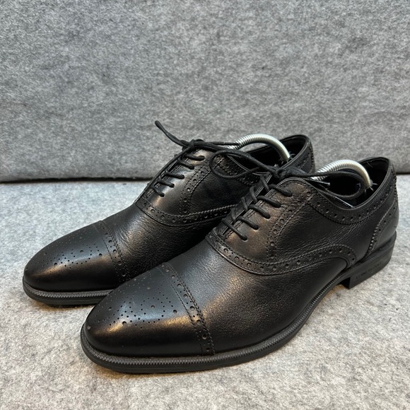 Kenneth Cole Reaction Other - Kenneth Cole Black Leather Wingtip Oxford Dress Shoes‎ Business Formal Men's 10